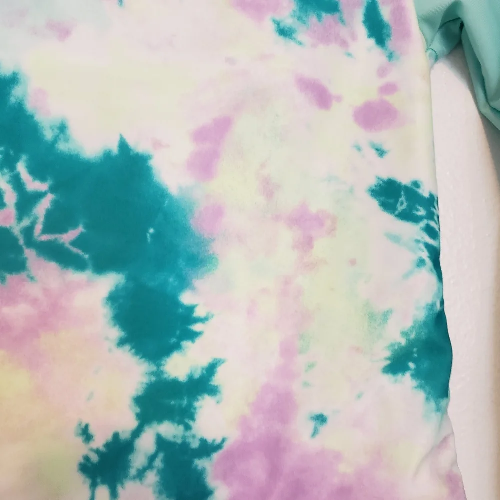Justice girl swim top rashguard